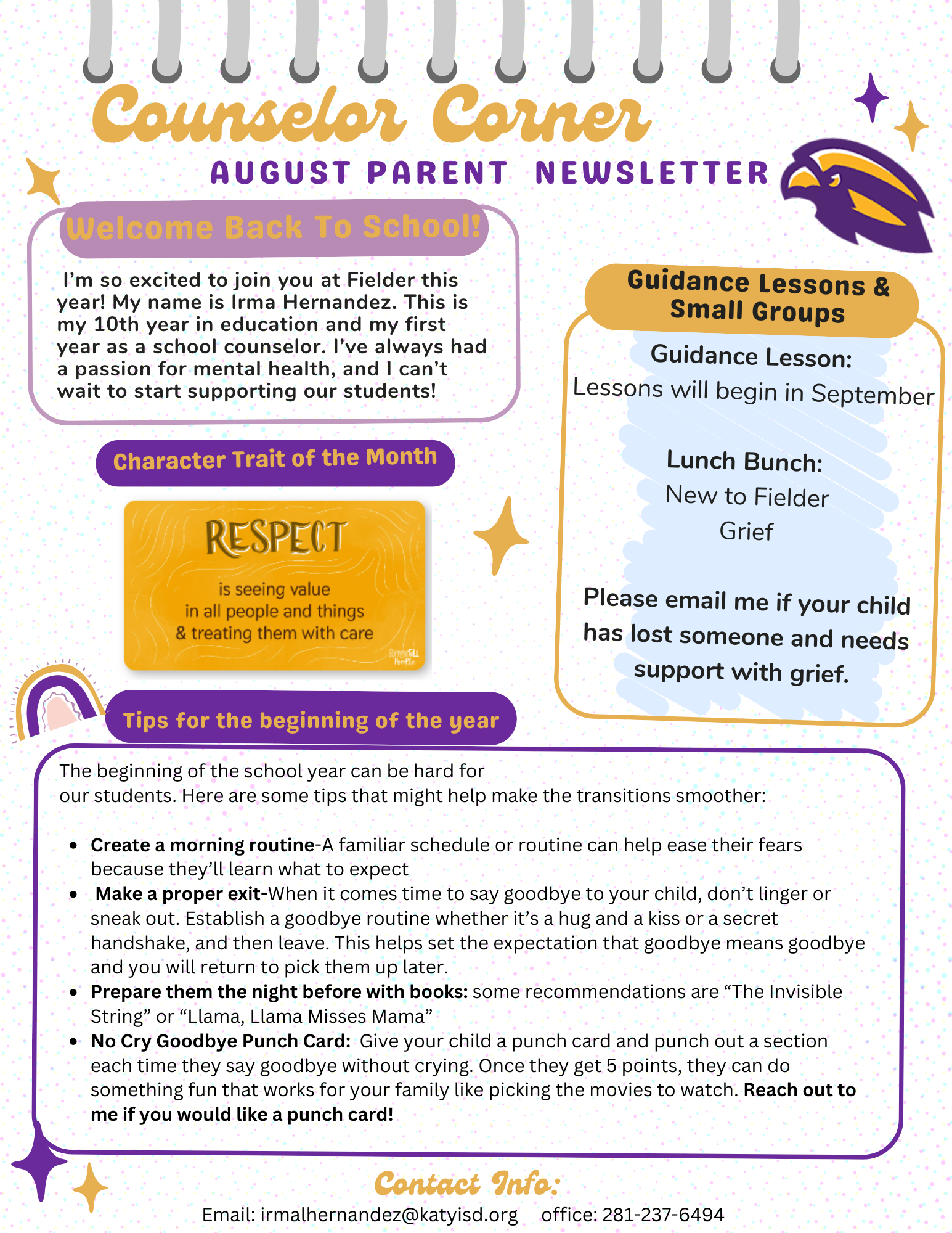 August Newsletter 